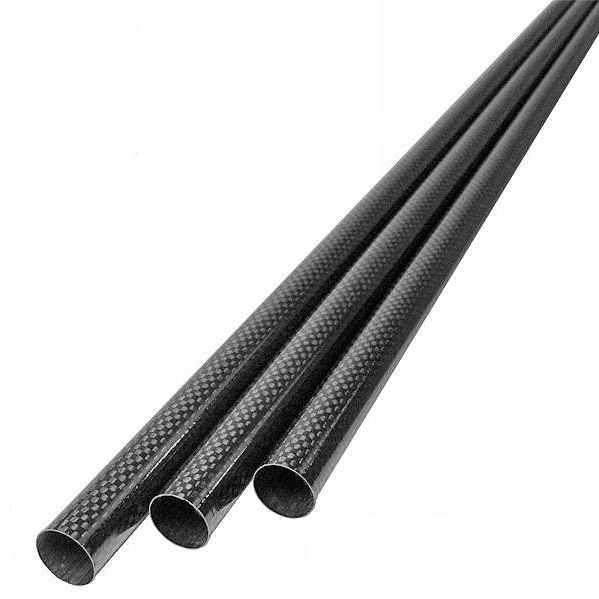 Carbon fibre tube -TAPERED- 3k-PW (10 x 5 x 0.3) x 880 mm